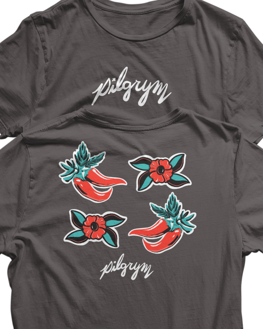 Chile and Flower Tee - Pilgrym Supply Co.