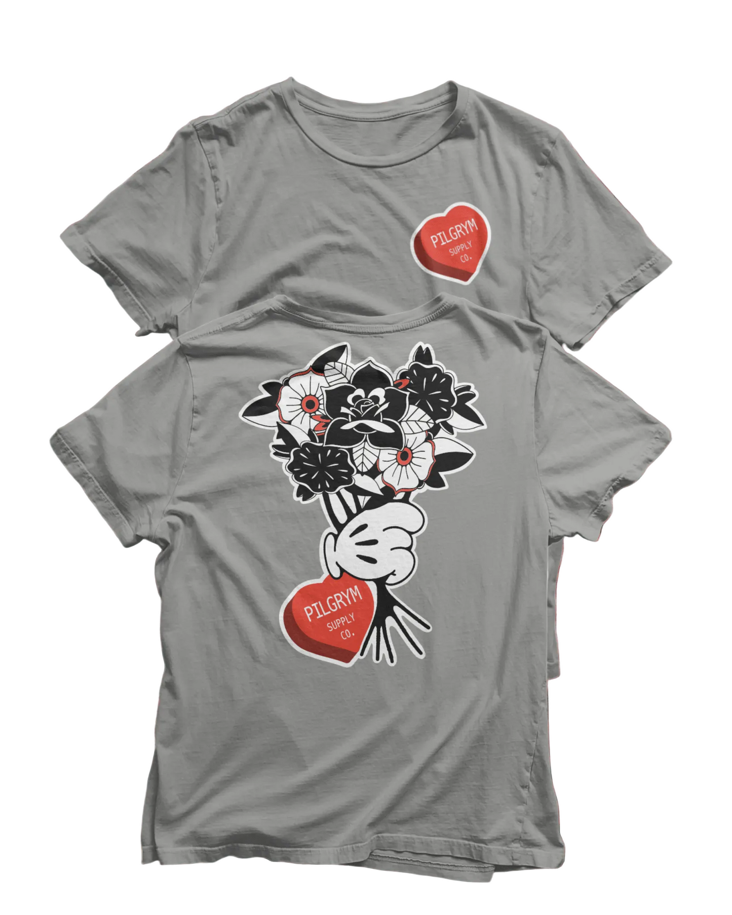 Traditional Bouquet Vintage Cartoon T-Shirt - Pilgrym Supply Co.