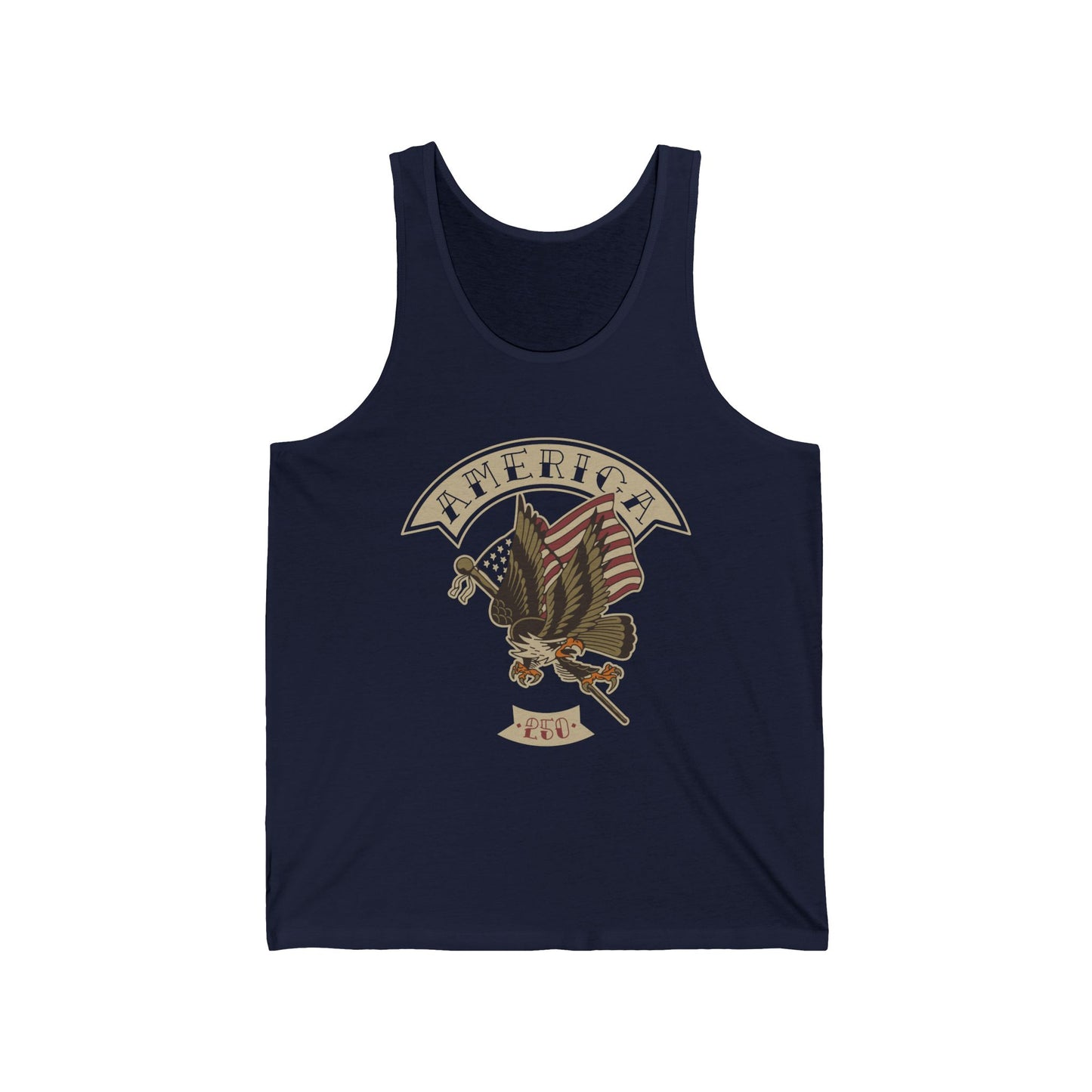 America 250 Unisex Jersey Tank