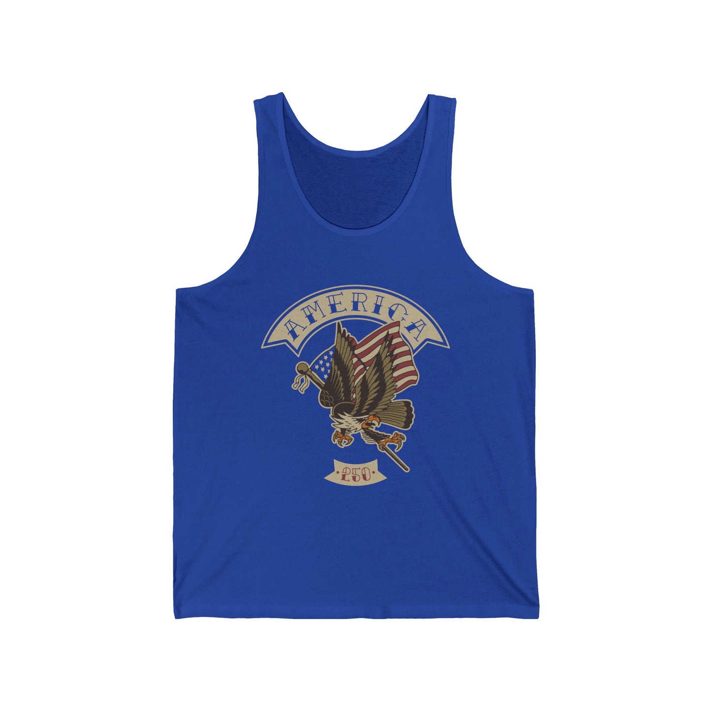 America 250 Unisex Jersey Tank