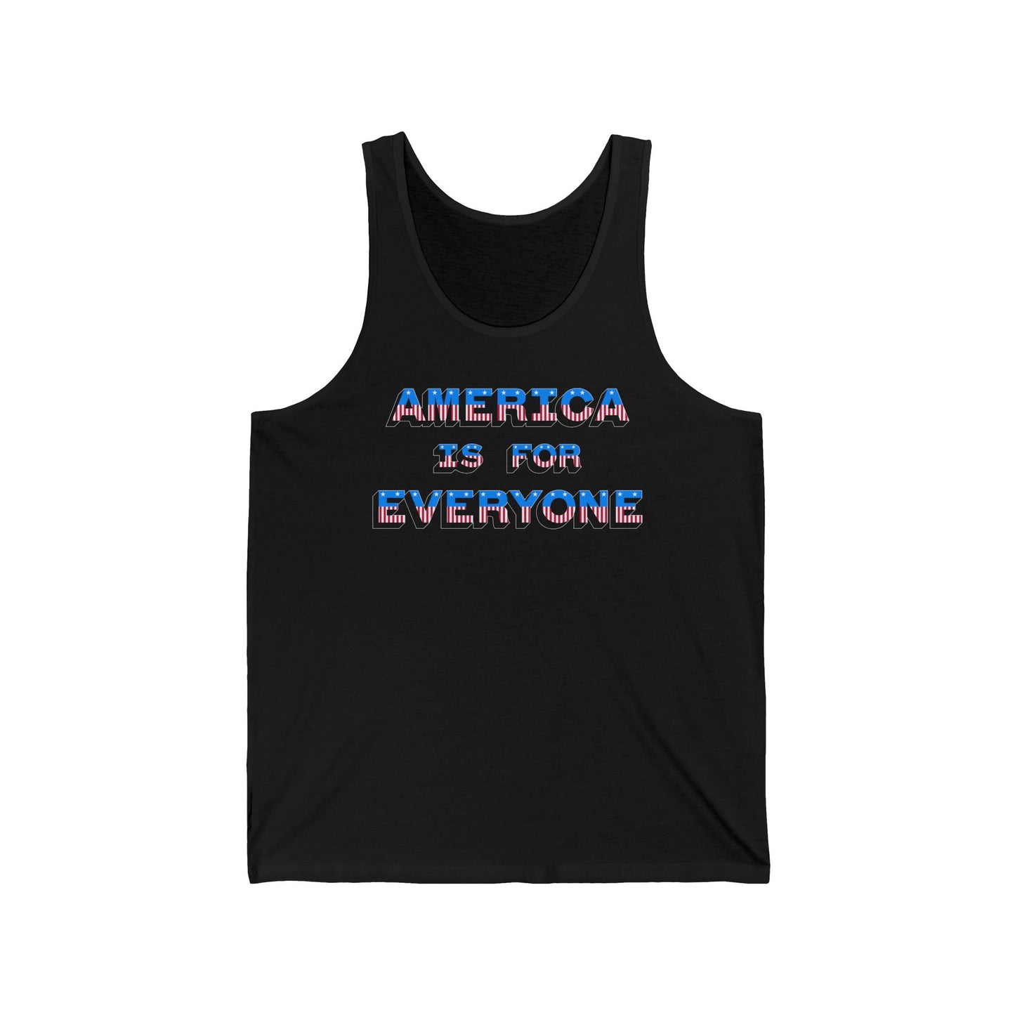 America Is For Everyone Unisex Jersey Tank
