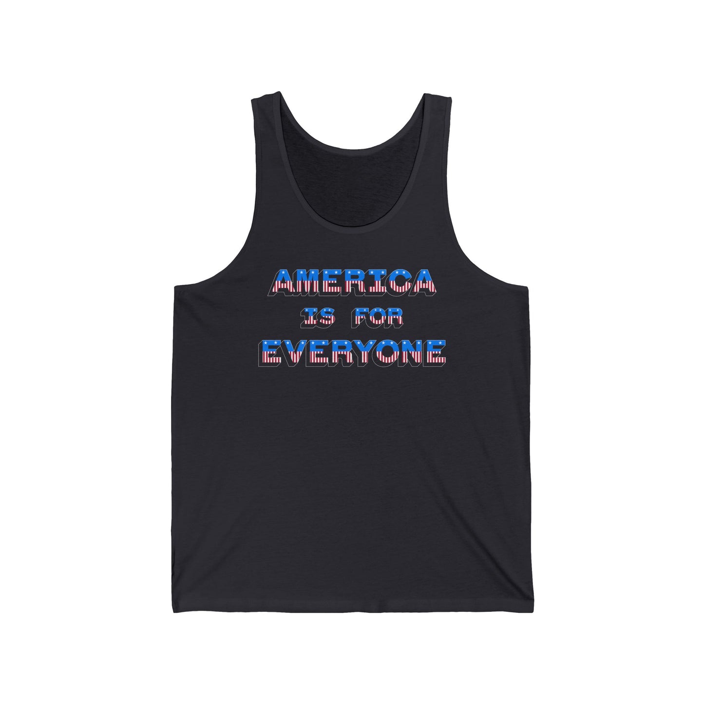 America Is For Everyone Unisex Jersey Tank