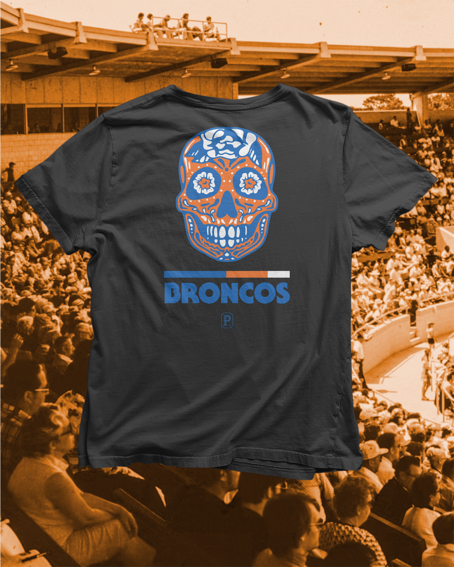 Broncos Día de los Muertos T-Shirt