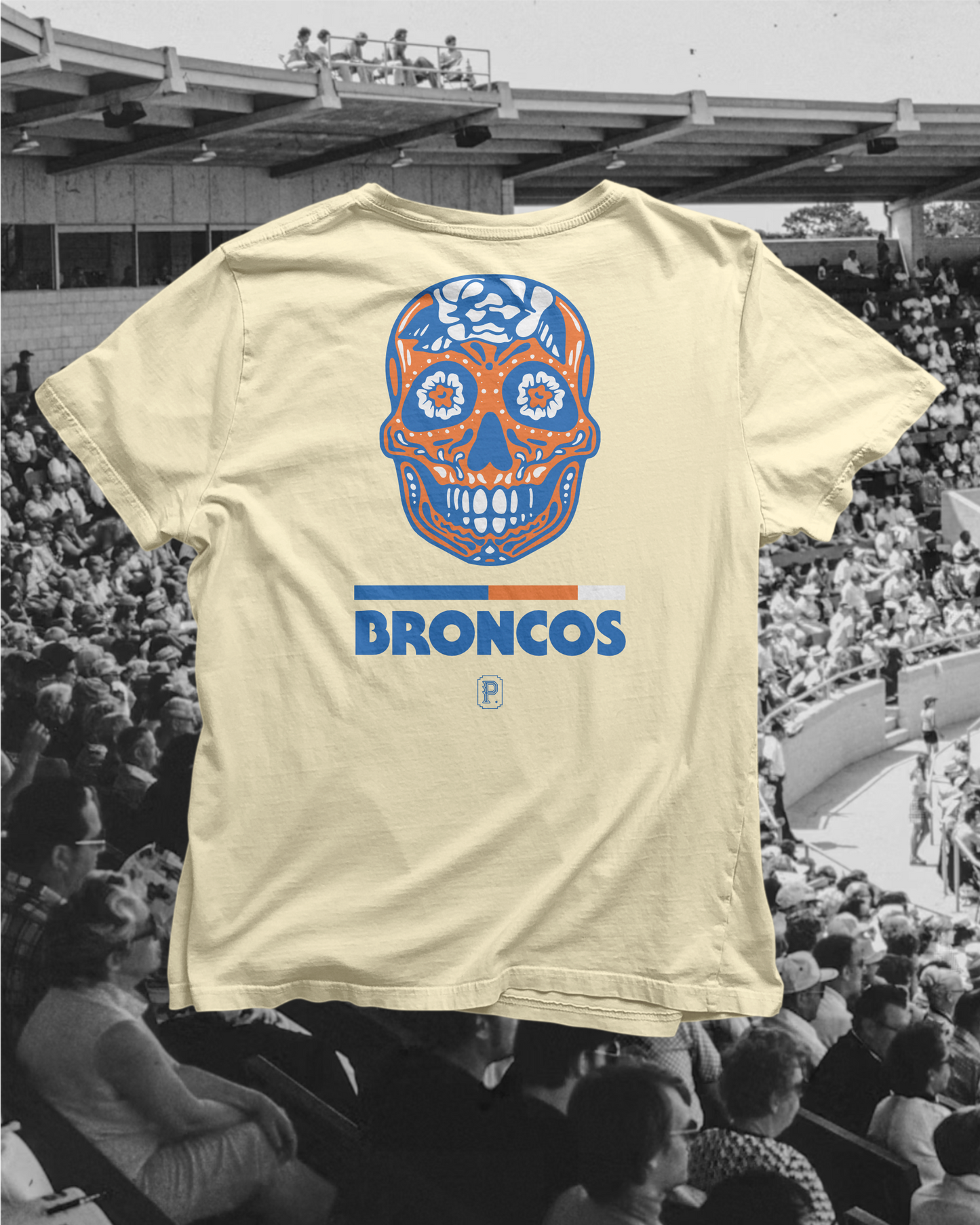 Broncos Día de los Muertos T-Shirt