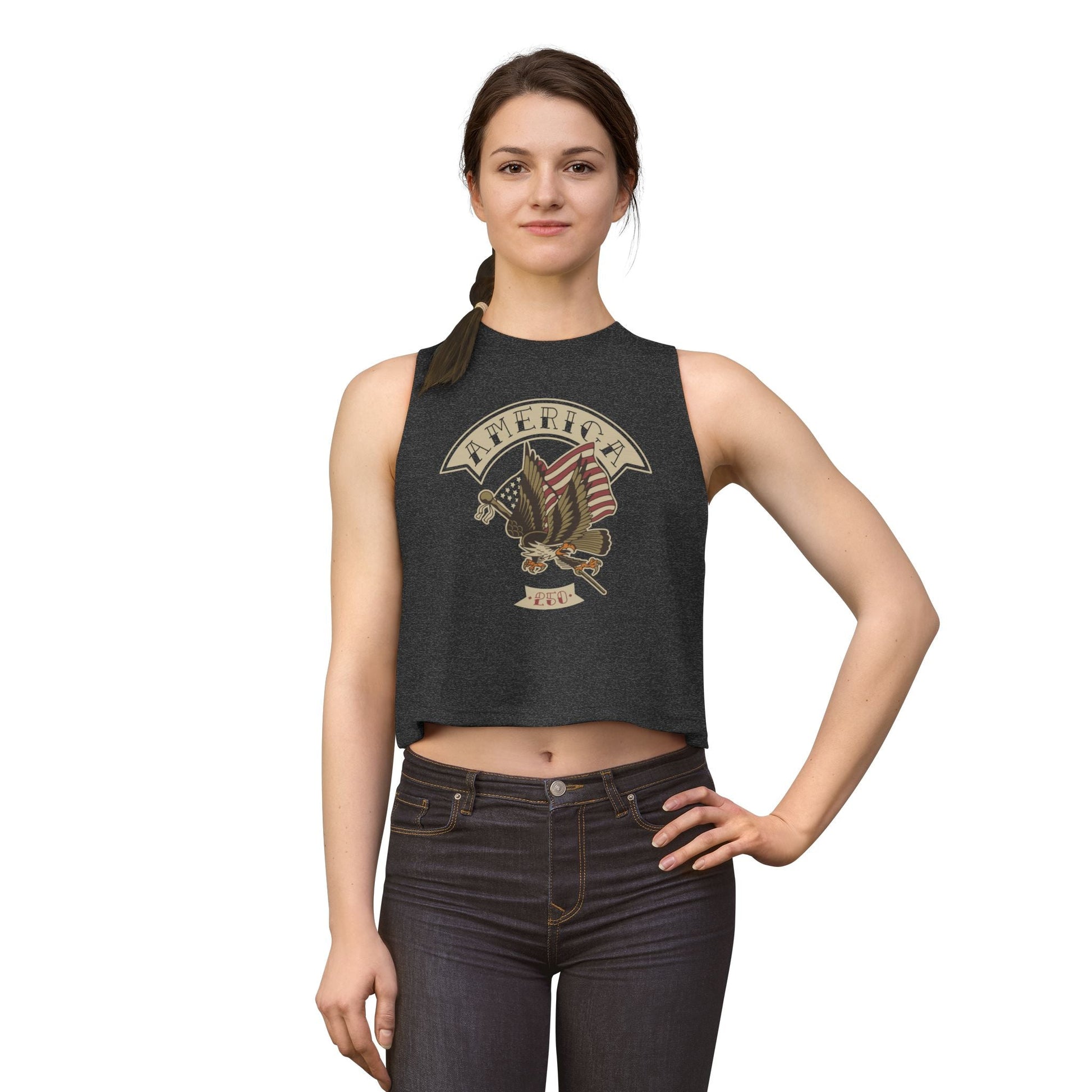 America 250 Crop Top - Pilgrym Supply Co.