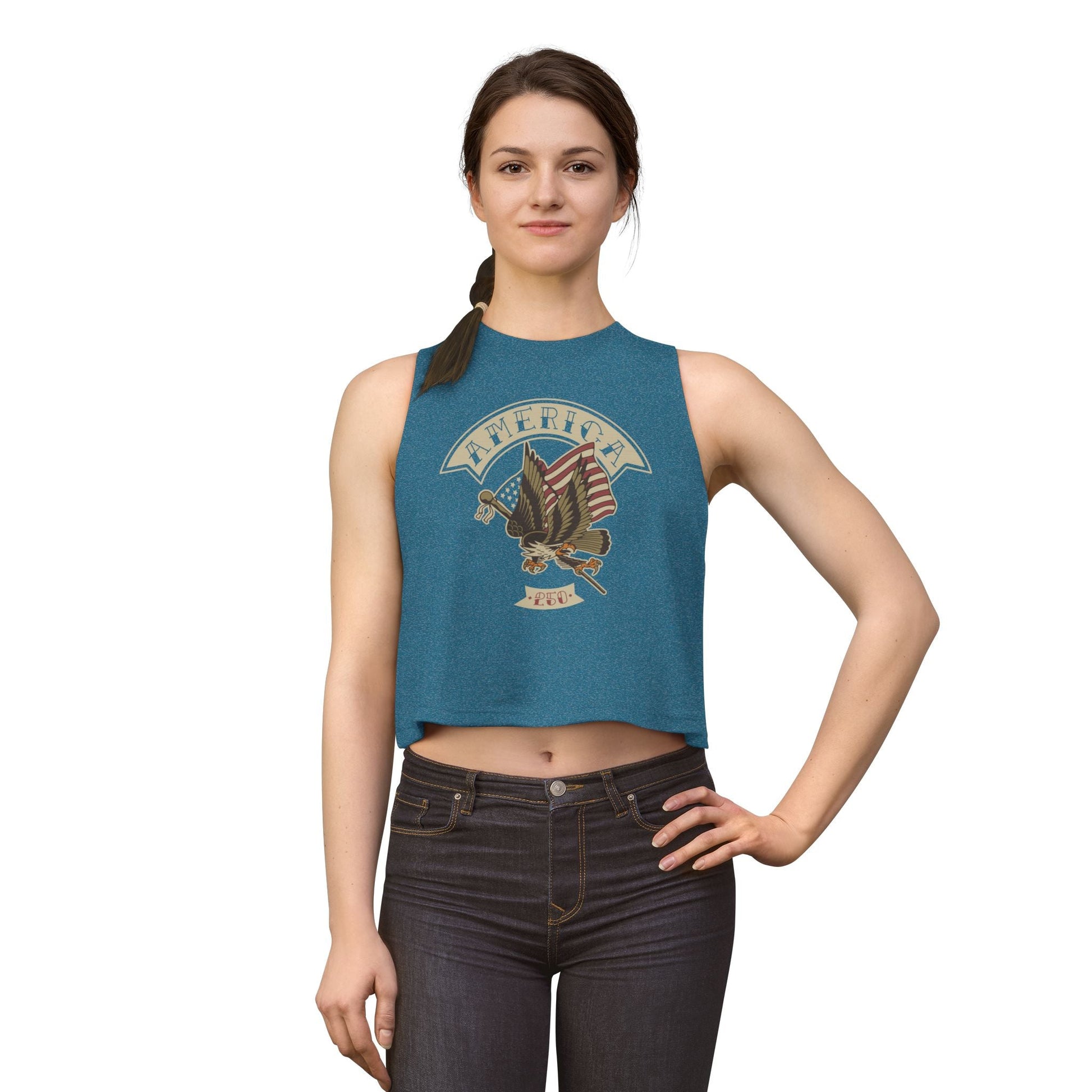 America 250 Crop Top - Pilgrym Supply Co.