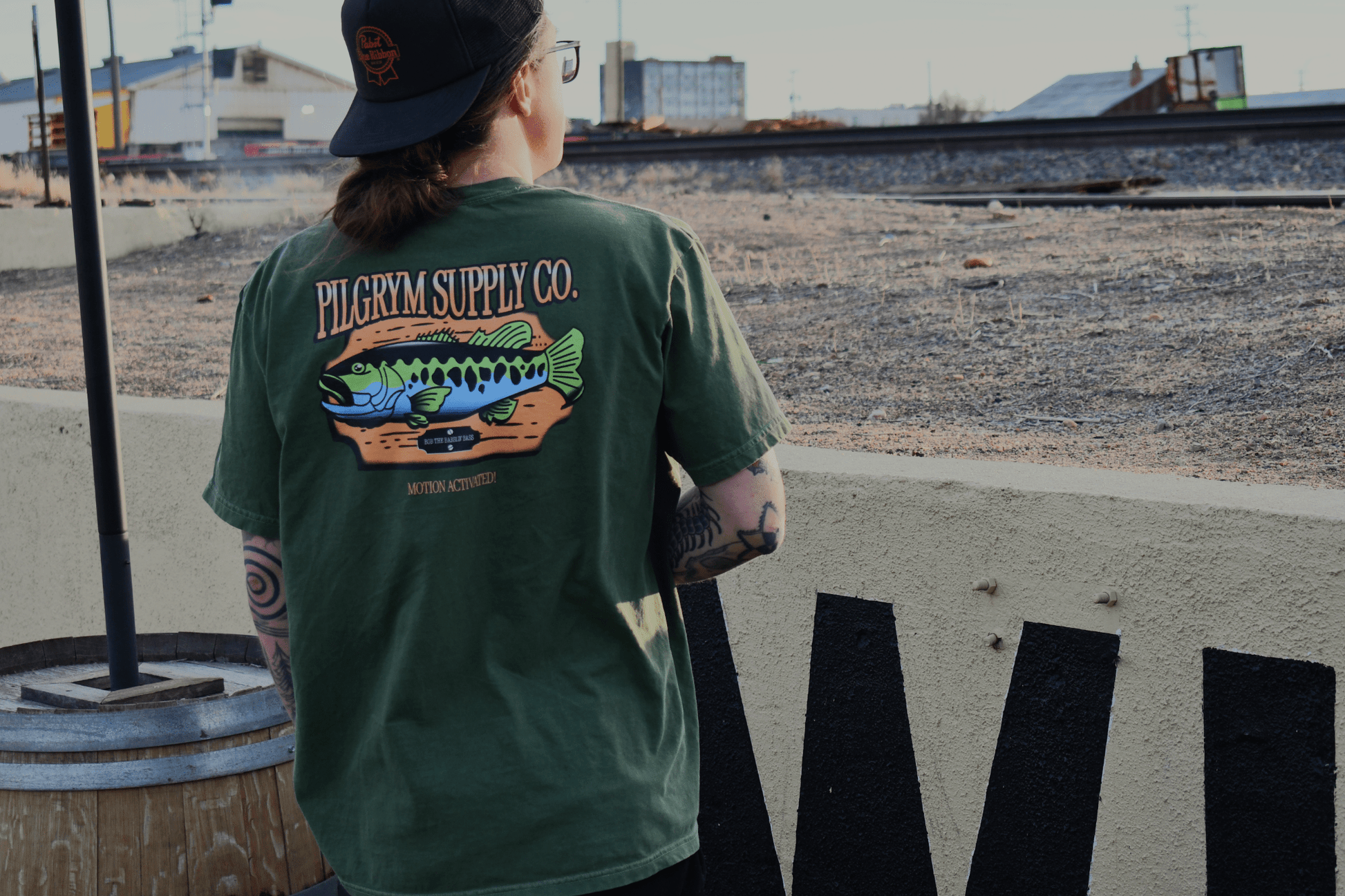 Bob the Babblin' Bass | Vintage Fishing Shirt - Pilgrym Supply Co.