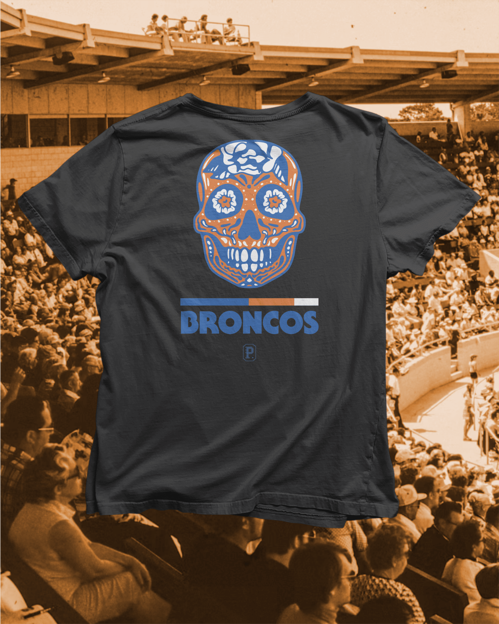 Broncos Día de los Muertos Tee PF - Pilgrym Supply Co.