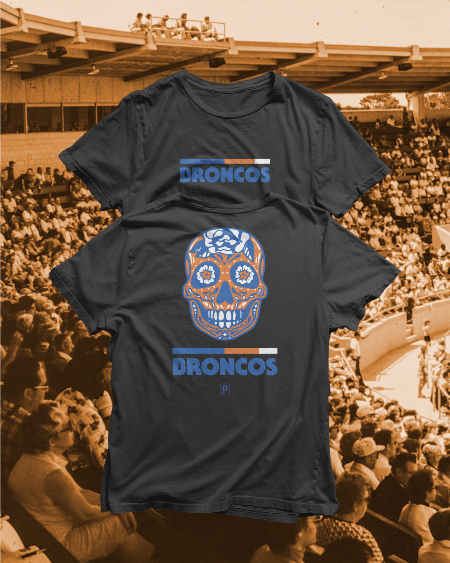 Broncos Día de los Muertos Tee PF - Pilgrym Supply Co.