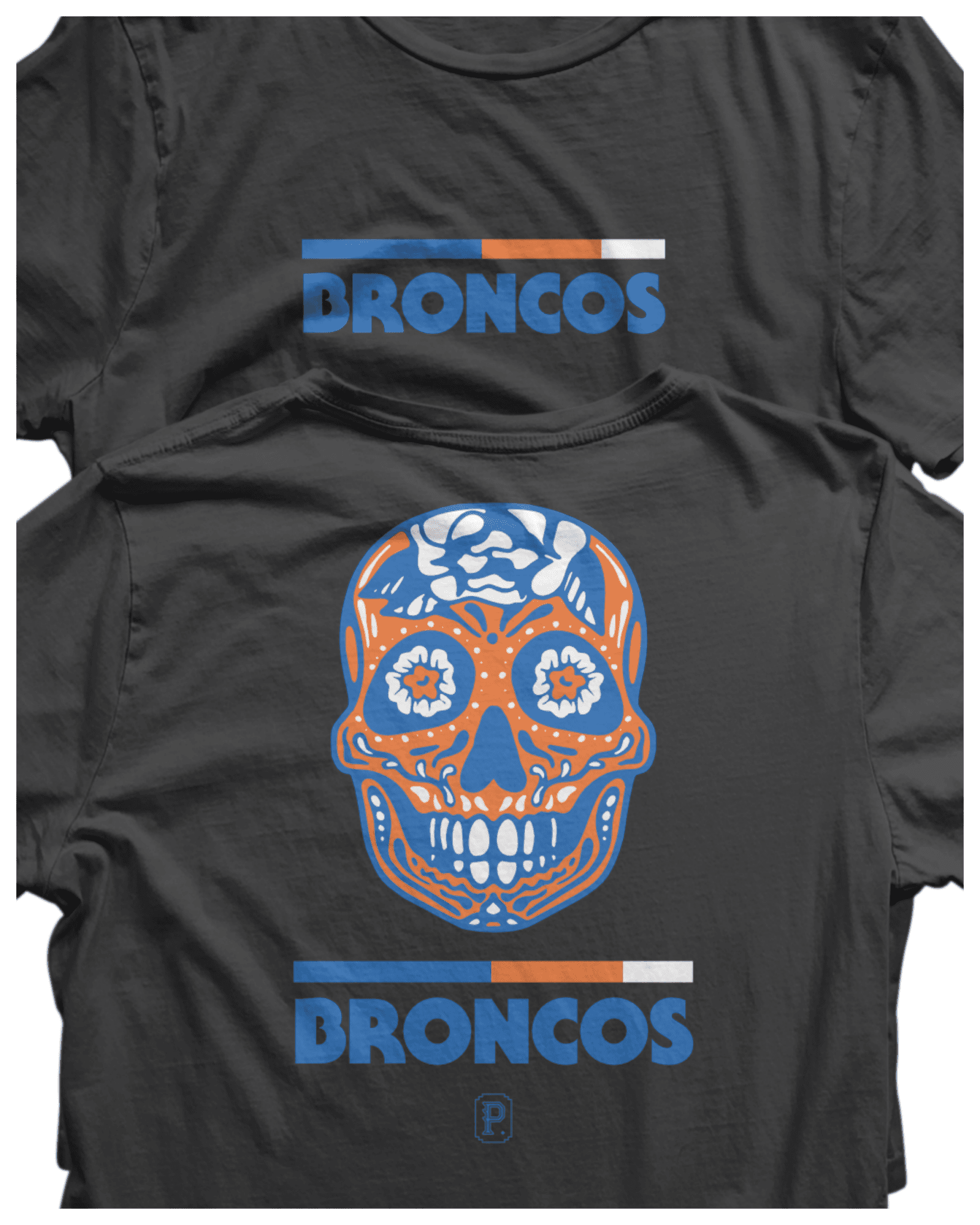 Broncos Sugar Skull Tee - Pilgrym Supply Co.