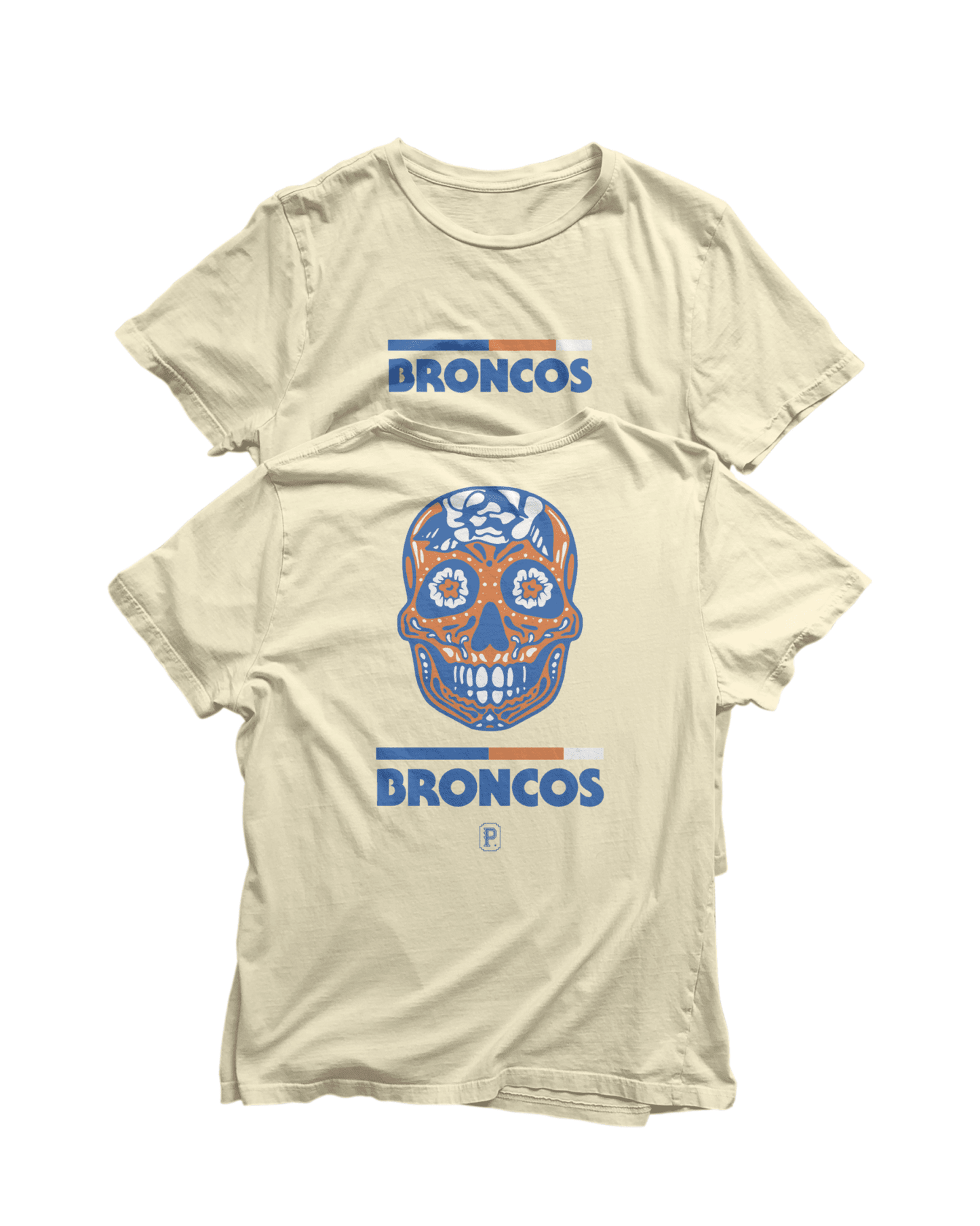 Broncos Sugar Skull Tee - Pilgrym Supply Co.