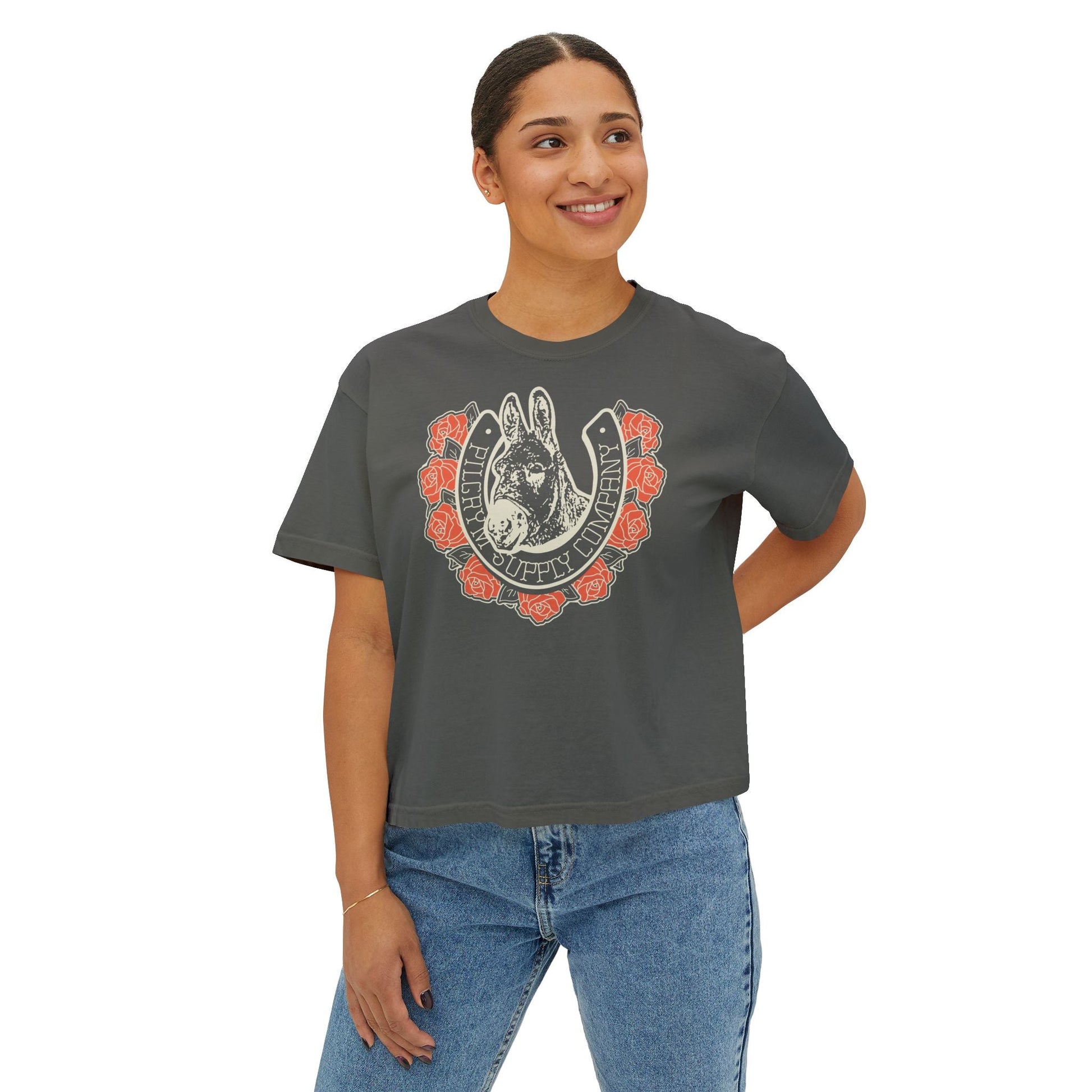 Lucky Donkey Women's Boxy Tee - Pilgrym Supply Co.