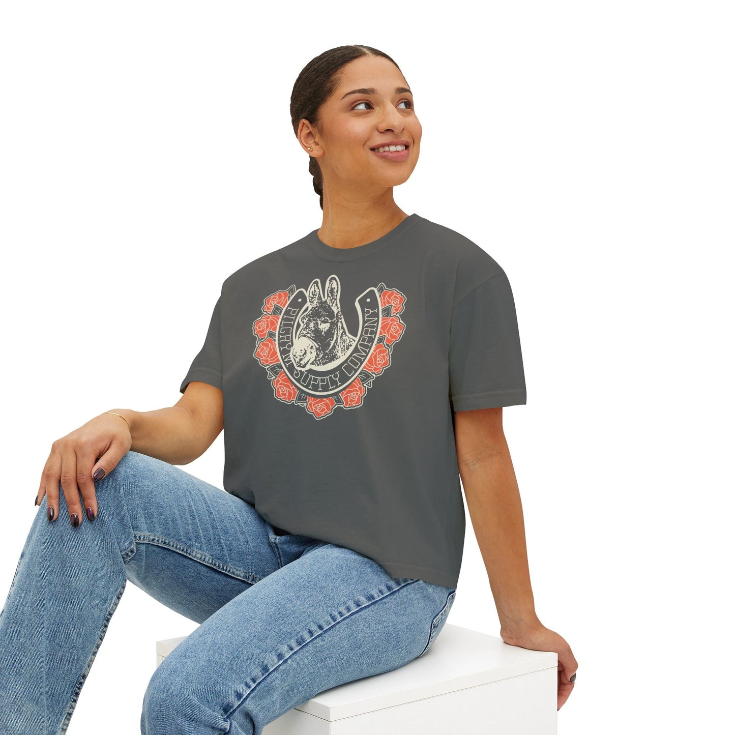 Lucky Donkey Women's Boxy Tee - Pilgrym Supply Co.