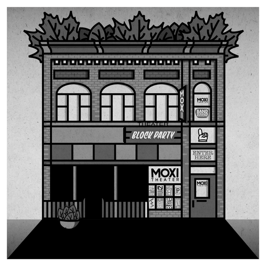 Moxi Theater Print 10x10 inches - Pilgrym Supply Co.