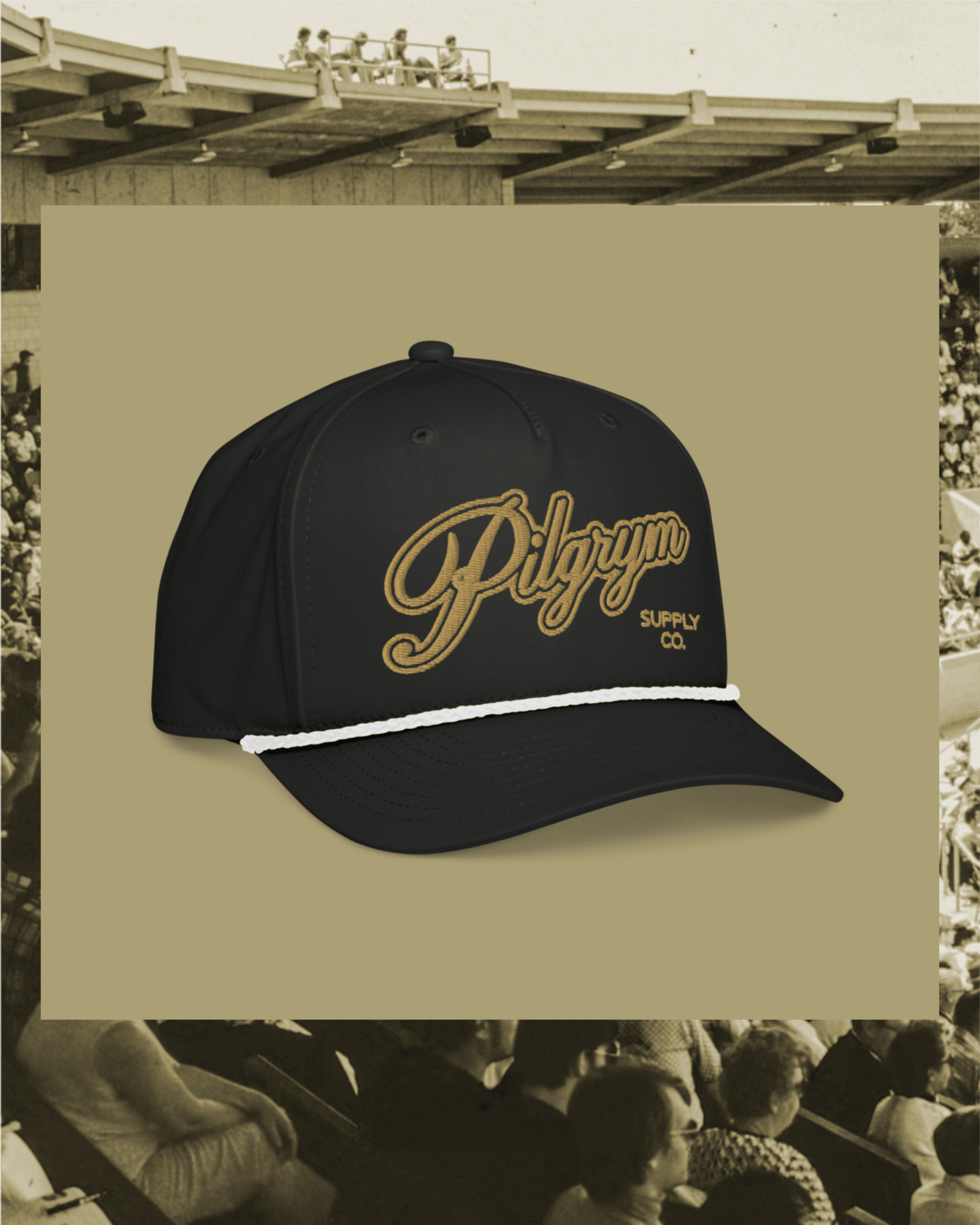 Pilgrym Embroidered Script Rope Hat - Pilgrym Supply Co.