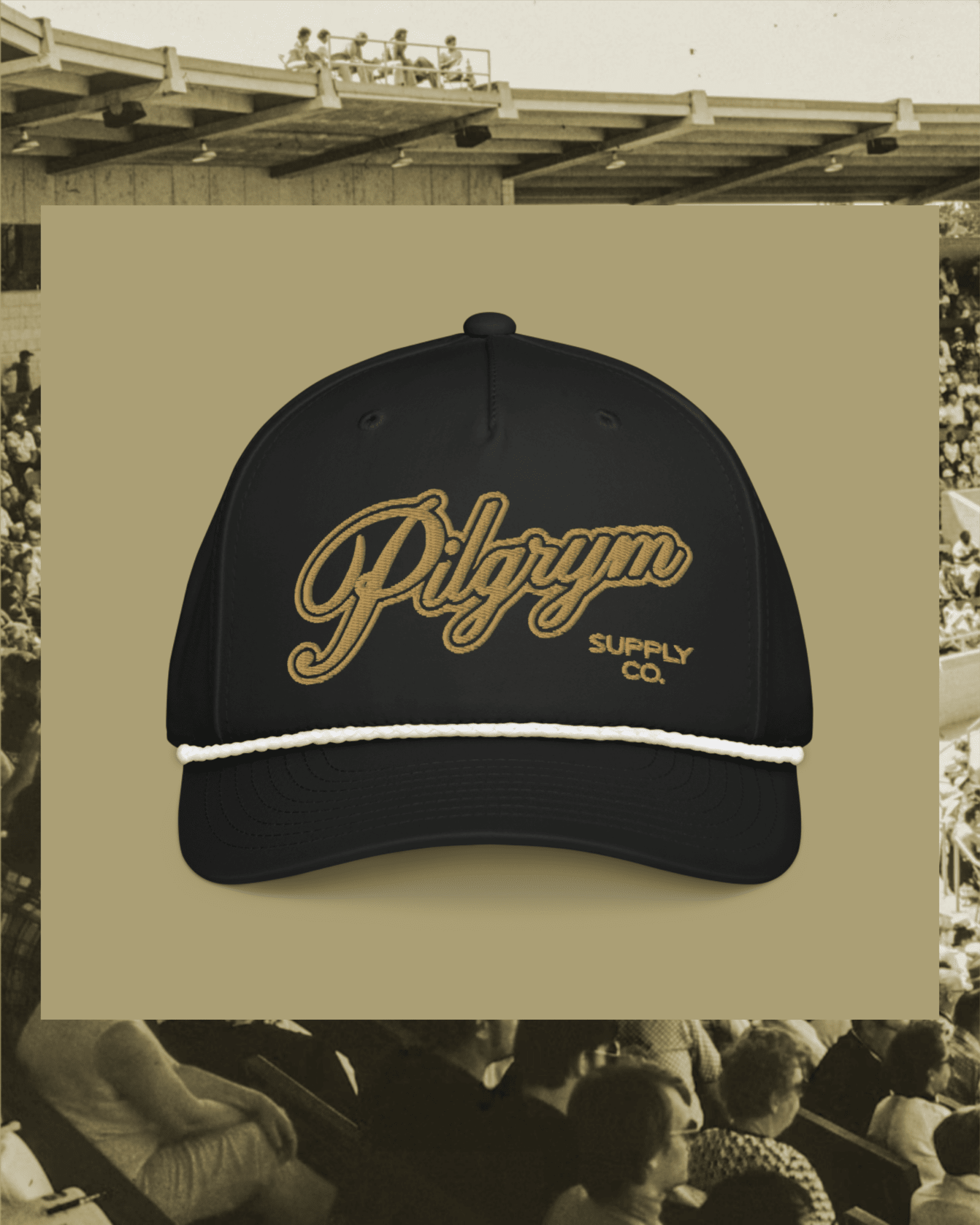 Pilgrym Embroidered Script Rope Hat - Pilgrym Supply Co.