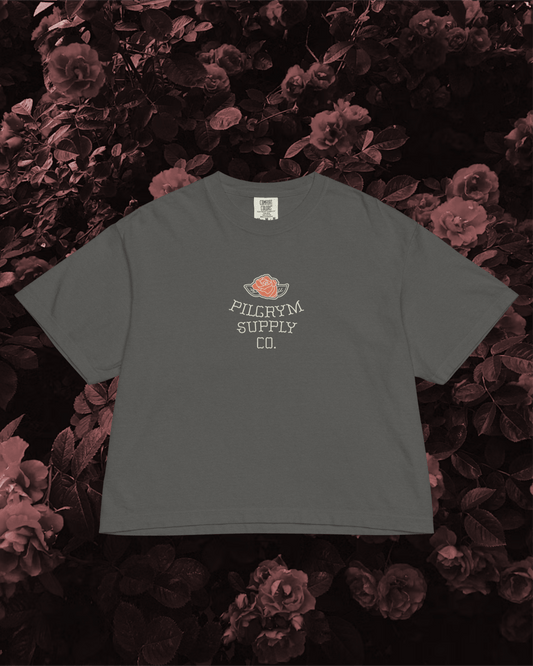 Pilgrym Rose - Women's Boxy Tee - Pilgrym Supply Co.