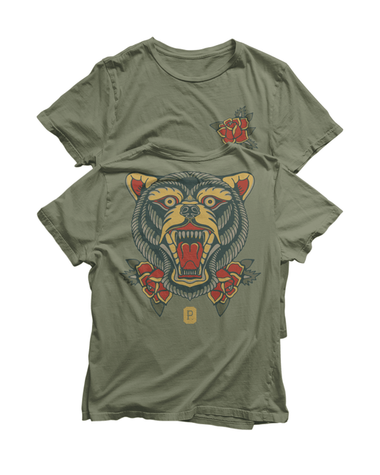 Roaring Bear Tee - Pilgrym Supply Co.