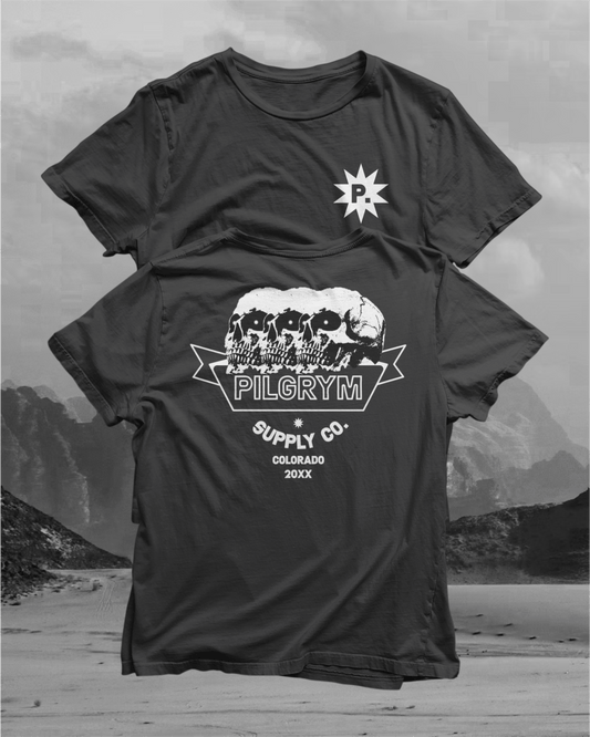 Three Amigos Vintage Skull - Pilgrym Supply Co.