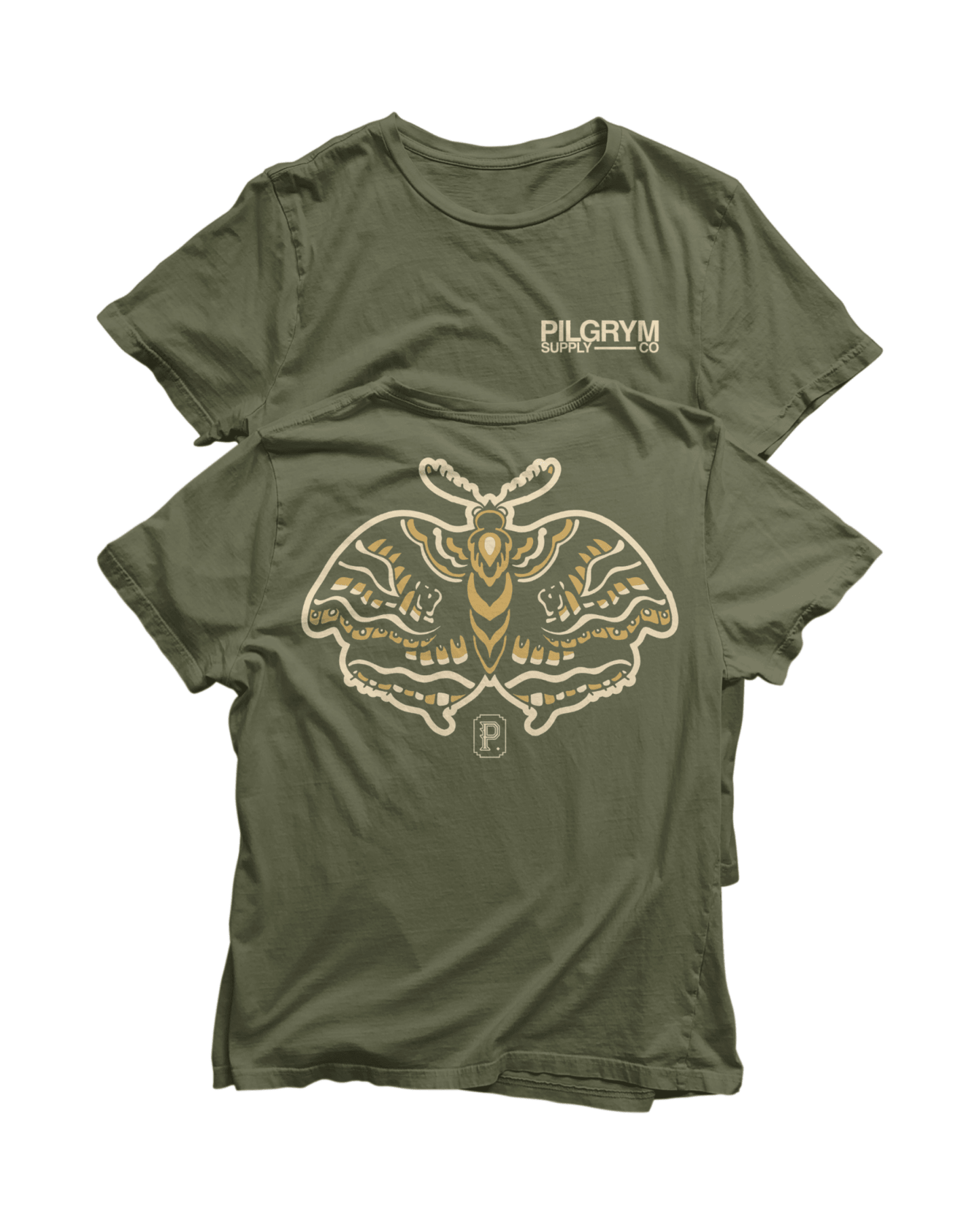 Traditional Moth Premium Tee - Pilgrym Supply Co.