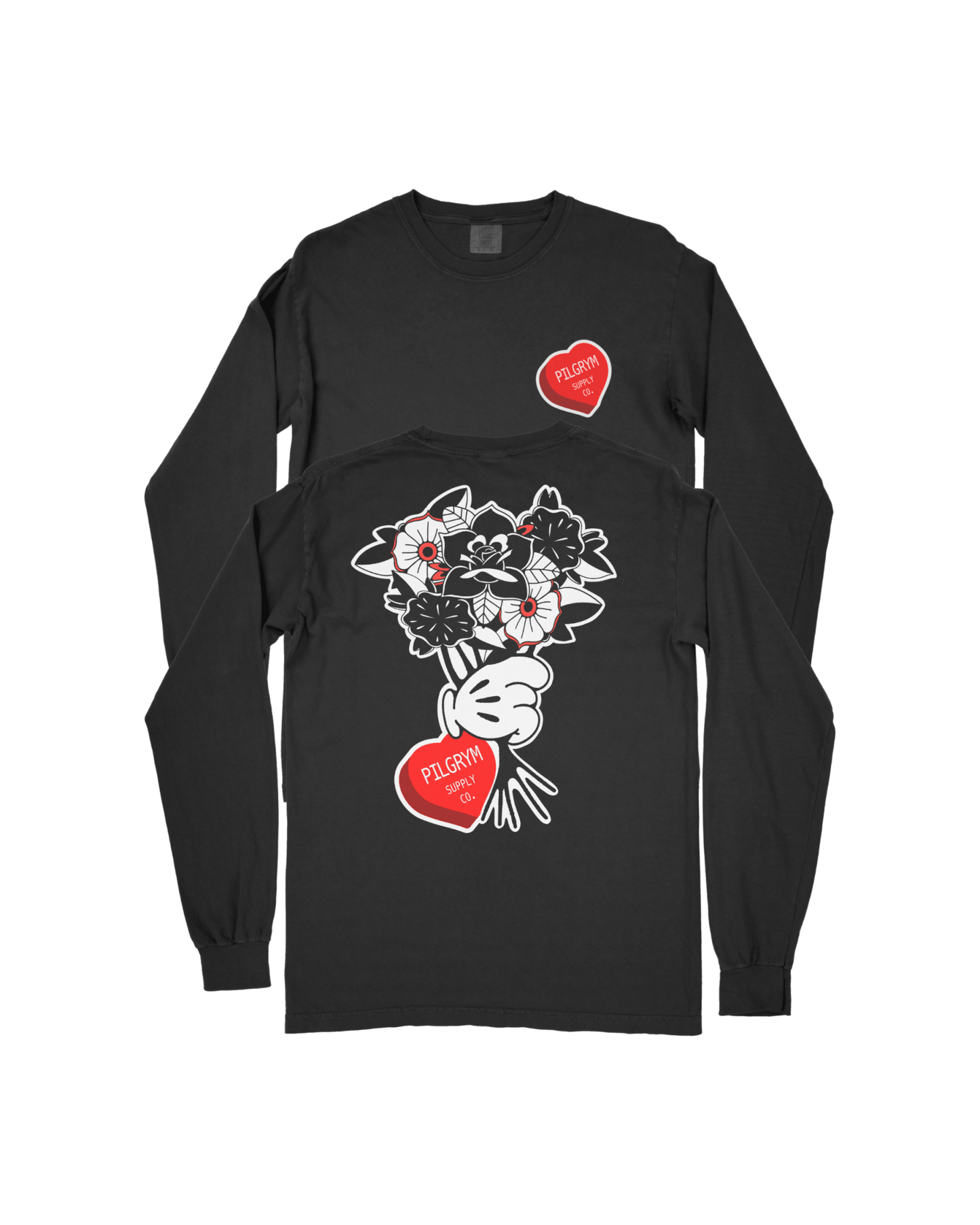 Vintage Cartoon Bouquet Long Sleeve - Pilgrym Supply Co.