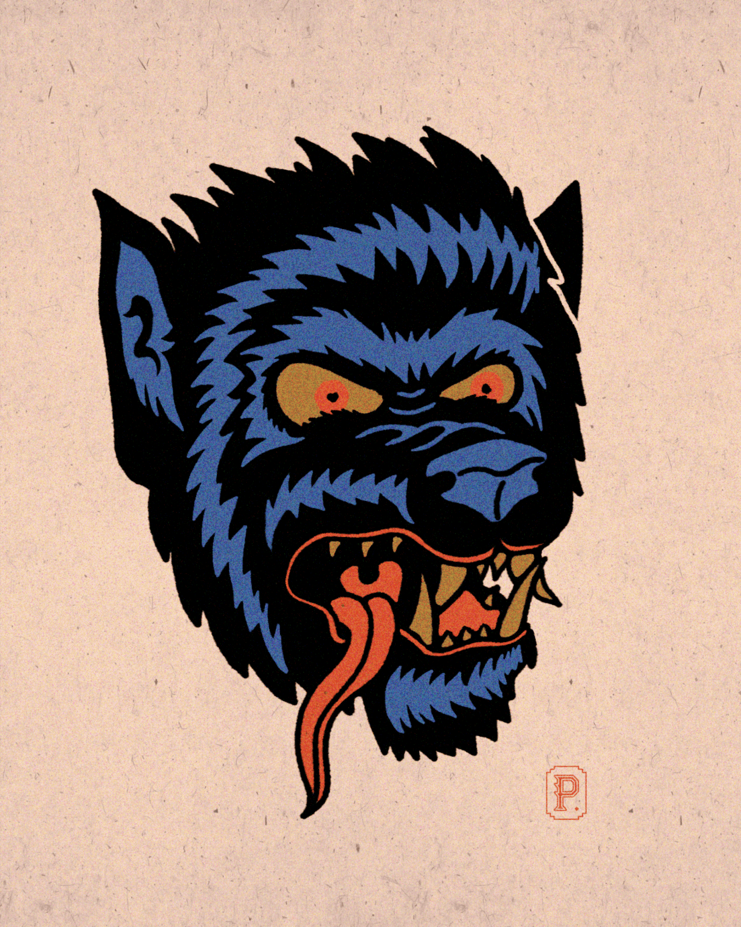 Werewolf 8x10 Print - Pilgrym Supply Co.